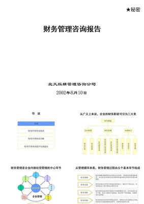 財(cái)務(wù)管理咨詢報(bào)告 價(jià)值、內(nèi)容與獲取途徑